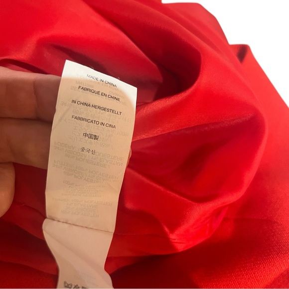 J. Crew Double Zipper Red Shift Dress 3/4 Sleeves  Sz 8 - Picture 10 of 12